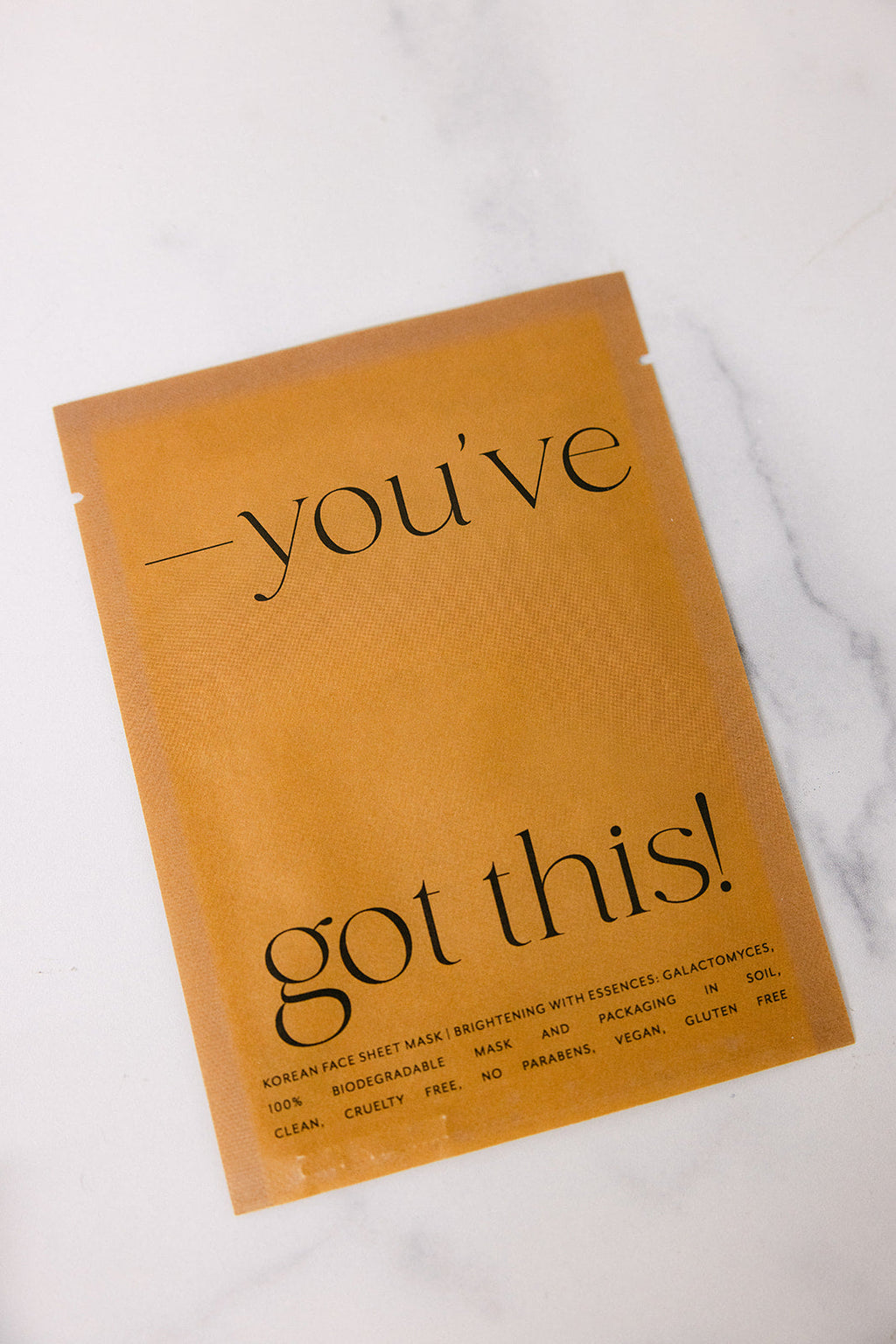Korean Sheet Mask - You've Got This | Lucky Owl